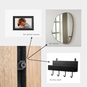 Acoustic Panel Picture Hook - No-Drill Installation - Smart Decor for Wood Slat Walls