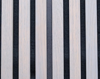 Decorative Cable Concealer for Slat Walls | Minimalist Wire Management | Acoustic Panel Accessory | Proof  Wall Decor | Custom Sizes