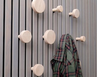Acoustic Panel Hook, Decorative Hook, Colorful No-Drill Slat Wall Decor Hooks, Wall Panel Decor