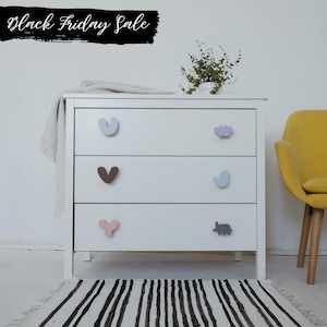 Fun Nursery Drawer Handles, Kids Drawer Pulls,  Nursery Dresser Knobs | Cute Drawer Knobs for Kids Room, 1pc Price, Mother’s Day Gift