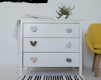 Tiradores divertidos para cajones de guardería, tiradores para cajones infantiles, pomos para tocador de guardería/bonitos pomos para cajones de habitación infantil, precio por 1 unidad, regalo para el Día de la Madre