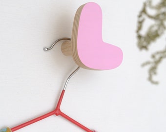 Wooden Letters L Hooks for wall : Alphabet ABC Kids wall Hooks, Kids Name Room Wood Hook, Personalise children Rack Hanger, Christmas gift