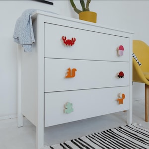 Black Friday-uitverkoop: dressoirknoppen babykamer zeedieren, kinderlade trekt bos, ladeknop voor dressoir in kinderkamer, prijs 1 st