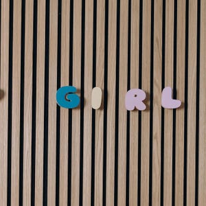 Girl name wall hooks for Acoustic Panels, Decorative Wall Hooks Wall Panel Accessories, Coat Hooks for Kids Room, Personalize Wall Decor