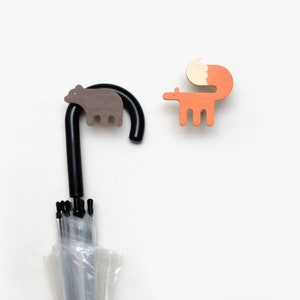 Animals wall hooks, Wooden Hooks, Kids Coat Rack, Woodland Wall Nursery Decor, wardrobe coat hooks children&#39;s room, Wooden Wall Decor kids