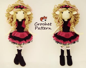 Amigurumi Pattern / Crochet Doll Pattern / Photo Tutorial / Instant Download