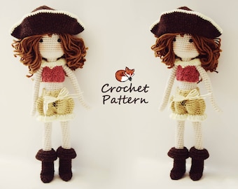 Amigurumi Pattern / Crochet Doll Pattern / Photo Tutorial / Instant Download