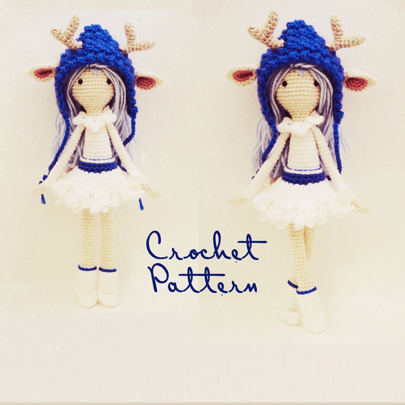Amigurumi Pattern / Crochet Doll Pattern / Photo Tutorial / Instant Download image 1