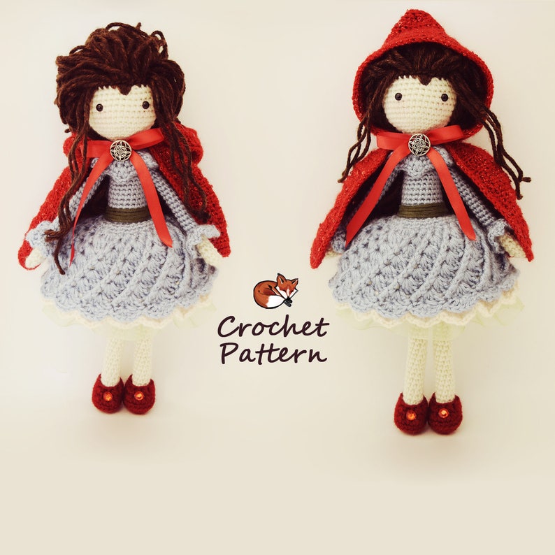 Amigurumi Pattern / Crochet Doll Pattern / Photo Tutorial / Instant Download image 1