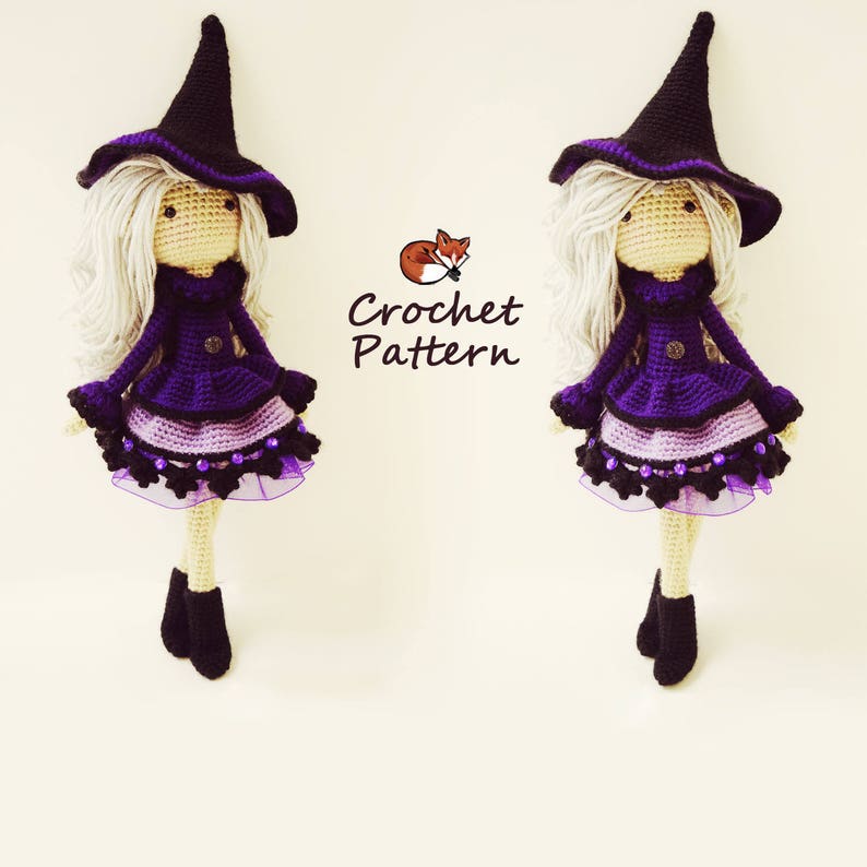 Amigurumi Pattern Crochet Doll Pattern Photo Tutorial Instant Download