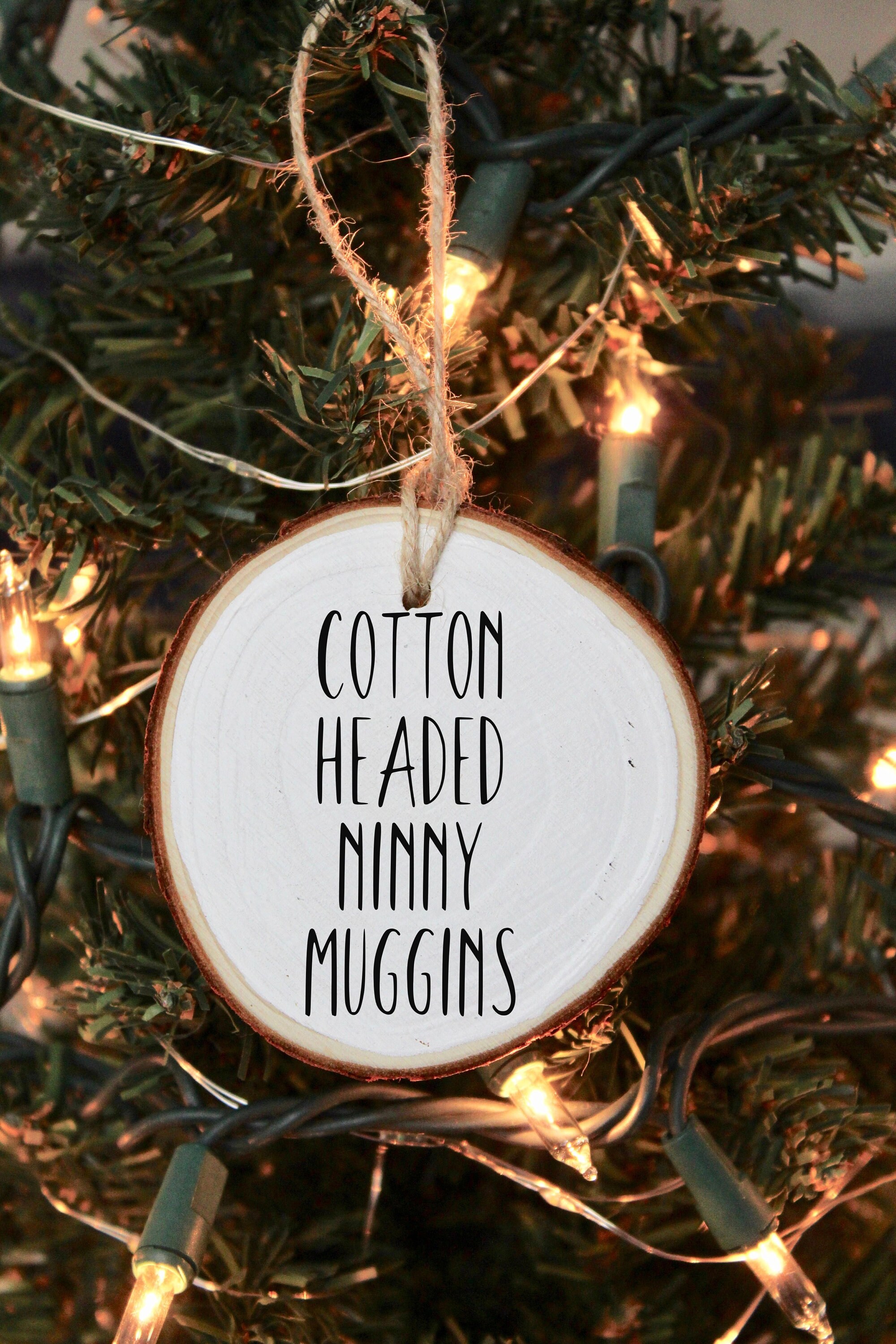 Cotton Headed Ninny Muggins Ornament Etsy UK