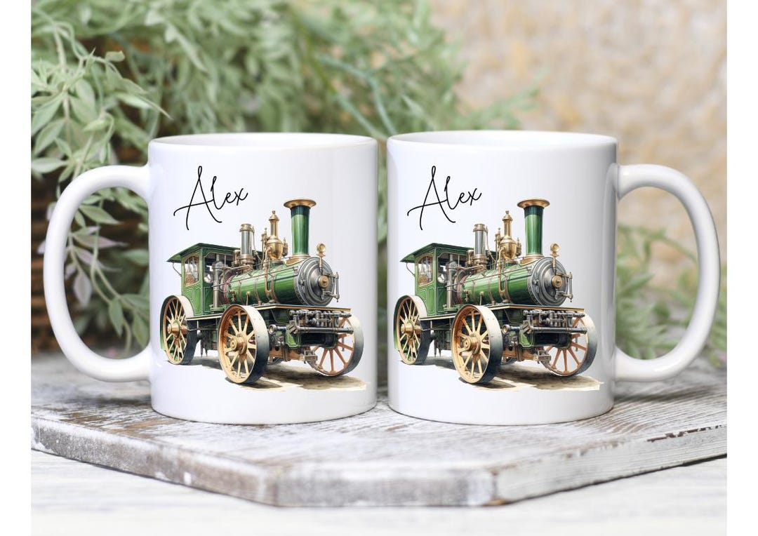 Personalised Traction Engine Steam Engine Mug Vintage Vehicles - Etsy