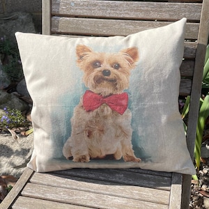 Yorkshire Terrier Cushion Cover 18”