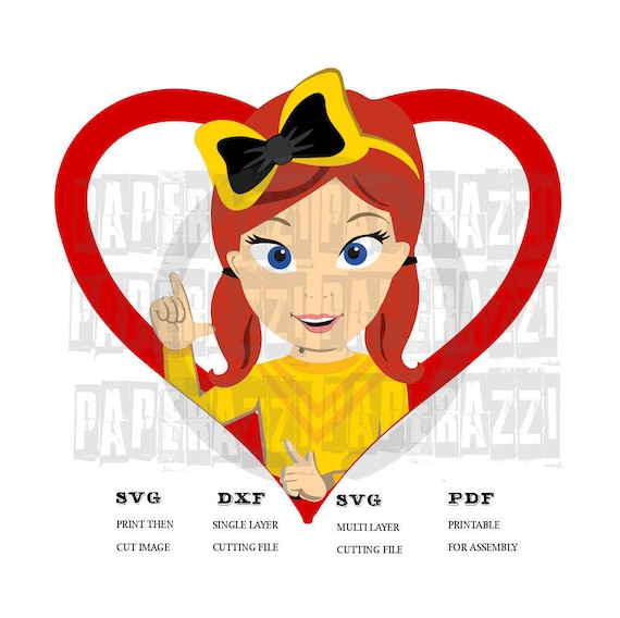 Wiggles - Emma SVG DXF Electronic cutting files for Cricut Design Space ...