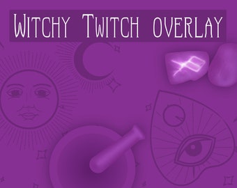 Witchy Twitch Stream Overlay Package