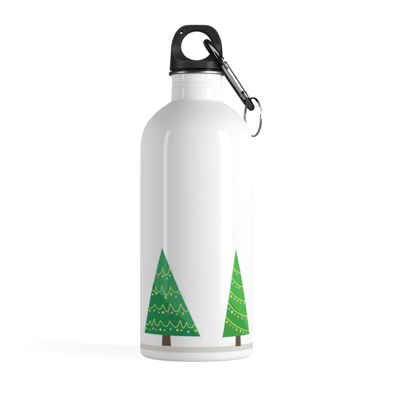 Tree Stainless Steel Water Bottle Etsy
