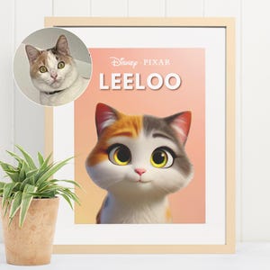 Personalized Cat Artwork, Custom Cat Cartoon Portrait, Digital Pet Portrait for Cats & Kittens, Unique Cat Gift, Cat Lover Keepsake,