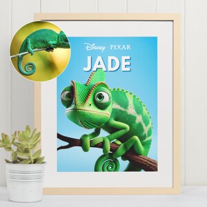 Custom Reptile Portrait – Animated Artwork for Snakes, Turtles, Lizards, Chameleons, and Geckos