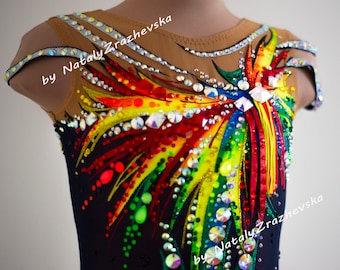 Trikot für rhythmische Gymnastik / RG-Trikot auf Bestellung / Eiskunstlaufkleid