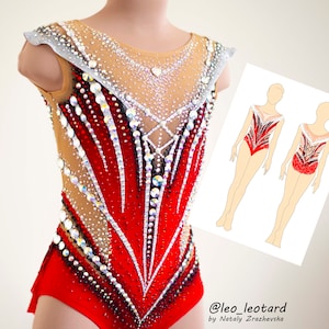 Rhythmic gymnastics leotard / RG leotard to order / Competition leotard