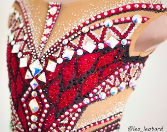 Rhythmic gymnastics unitard / RG leotard to order / Competition unitard