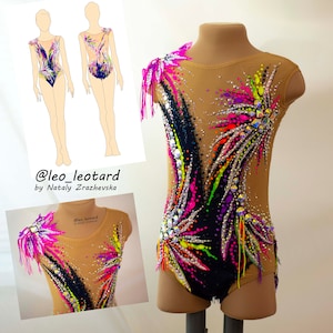 Rhythmic gymnastics leotard / RG leotard custom / Competition leotard