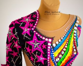 Rhythmic gymnastics leotard for Star / RG leotard custom