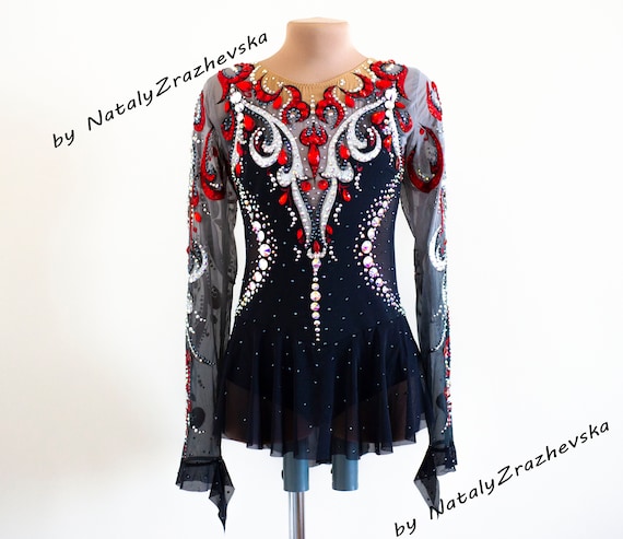 Custom Ice Skating Dress: Competition Figure Skating Leotard