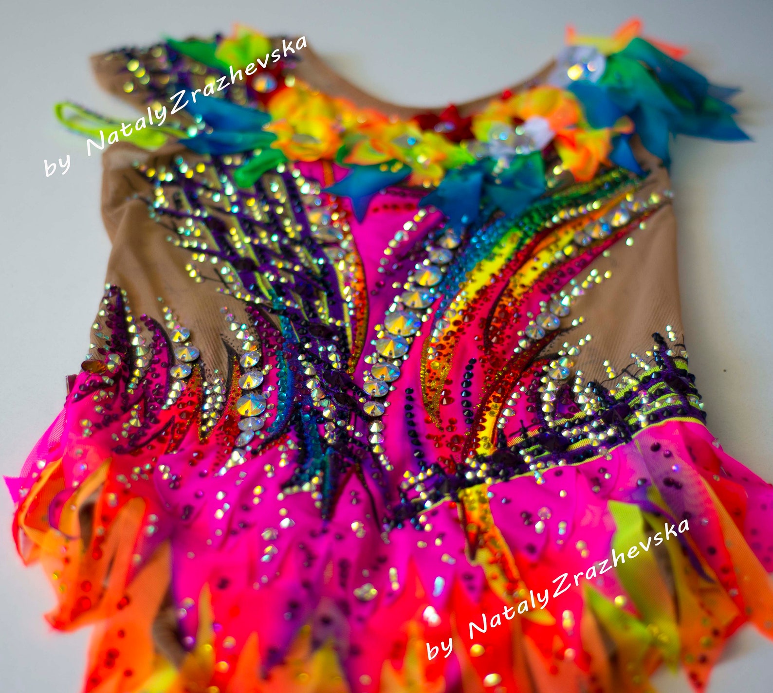 Rhythmic Gymnastics Leotard Bright Summer / RG Leotard Custom Etsy