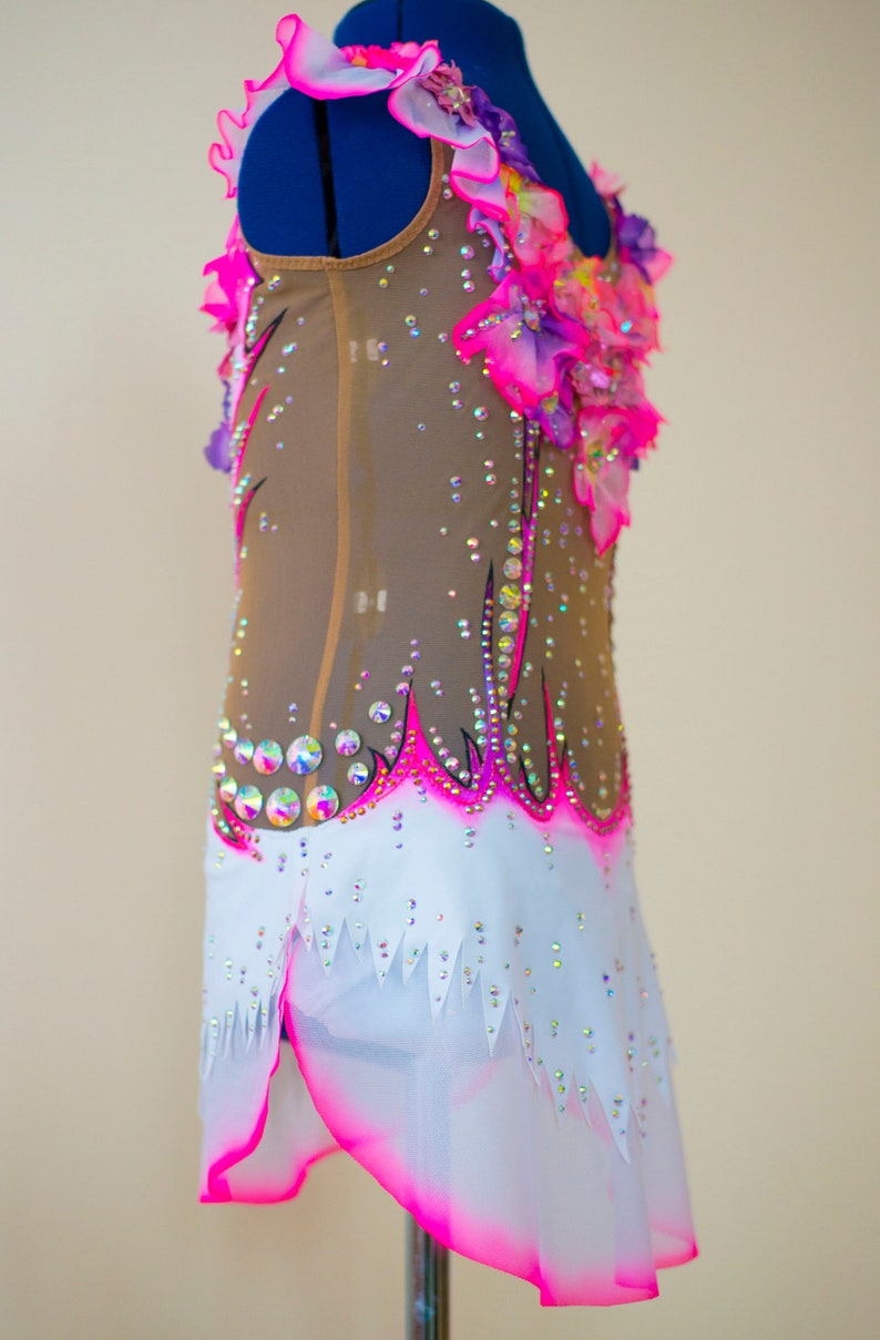 Rhythmic gymnastics leotard Flower tenderness. RG Etsy
