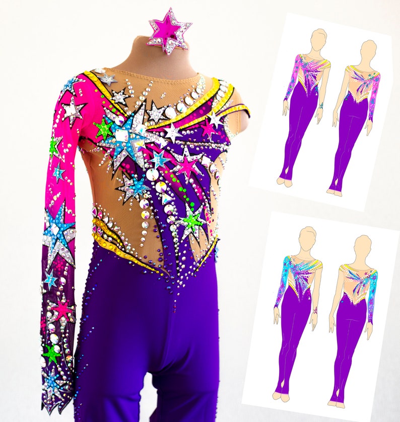 Rhythmic gymnastics unitard/ RG leotard to order / RG unitard Etsy