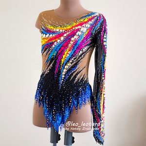 Rhythmic gymnastics leotard  custom made / Competition leotard