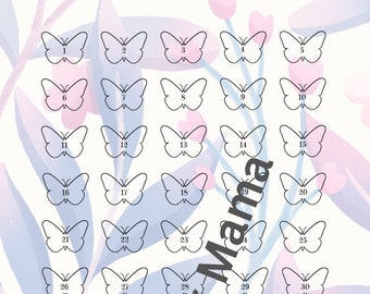 Butterfly Haven Savings Challenge Tracker | Digital Download | A6 Cash Envelopes | Budget Binder