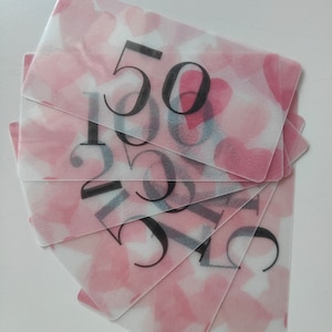 Full of Hearts Money Placeholders | Digital Download | Fits A6 Cash Envelopes | Budget Binder | 50 100 250 500 1K 5K