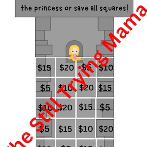 Fairytale Savings Challenge | A6 Printable | Rapunzel Tower | Budget Binder | Cash Envelopes | Saving Money