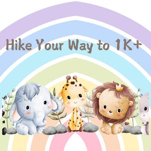 Hike Your Way to 1K | Savings Challenge Kit | Scratch Offs | Low Income Budget | Cash Stuffing | A6 | Save 1000
