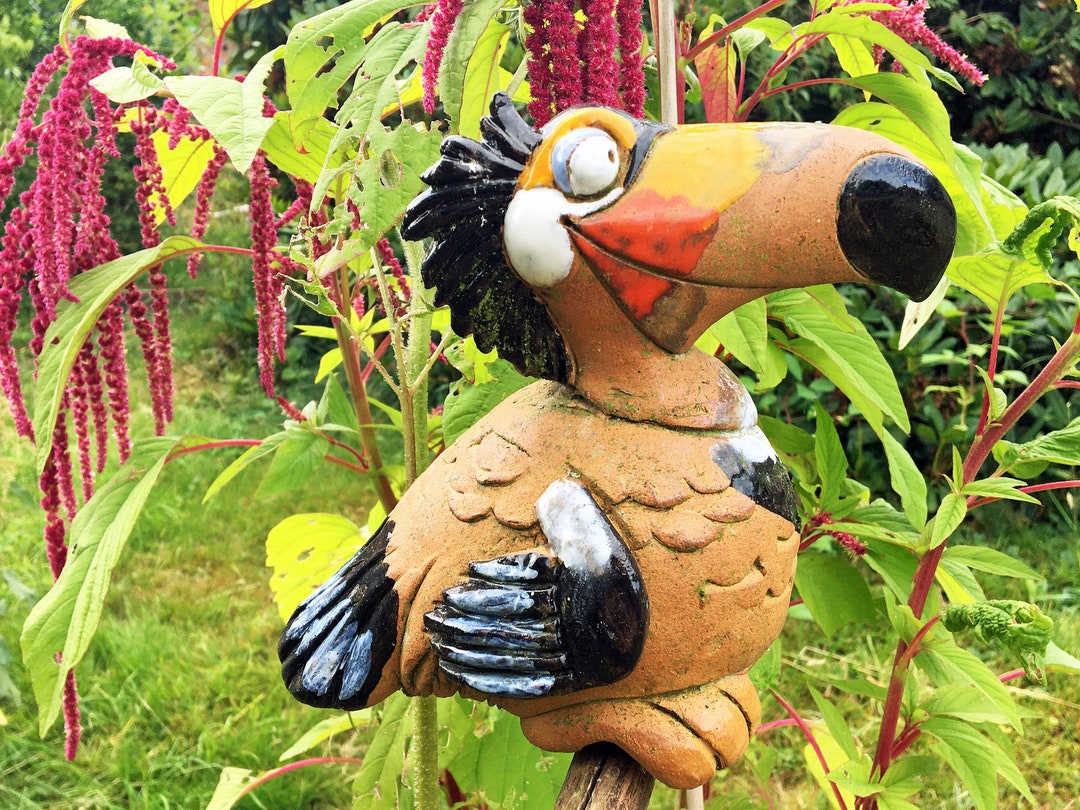 Dodo Frostfeste KeramikSteckerFigur auf Stab aufsteckbar Etsy.de