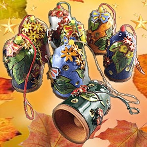 Wind bell in zylinder shape