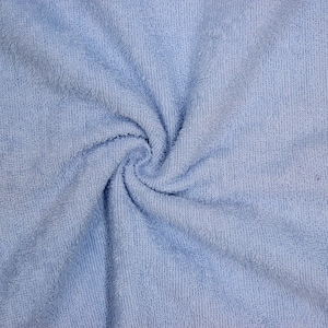 Frotteestoff - Baby Blau