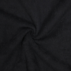 Terry Cloth - Black- Sold by the 1/4 Meter