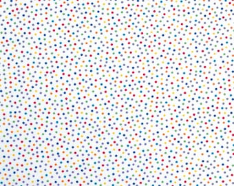 Confetti Dots: Multi-Color- - Sold by the 1/4 Meter- Sold by the 1/4 Meter