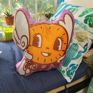 Orange Clock Pillow Buddy