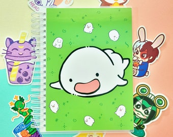 Cute Spirits Reusable Sticker book