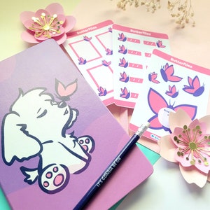 It&#39;s Gonna Be Ok Butterfly Maltese Leatherette Journal