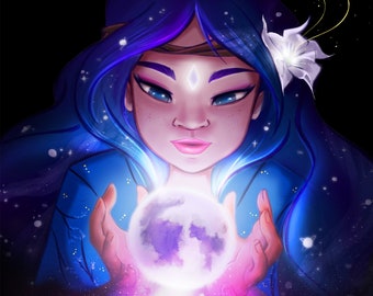 Moon Child Art Print