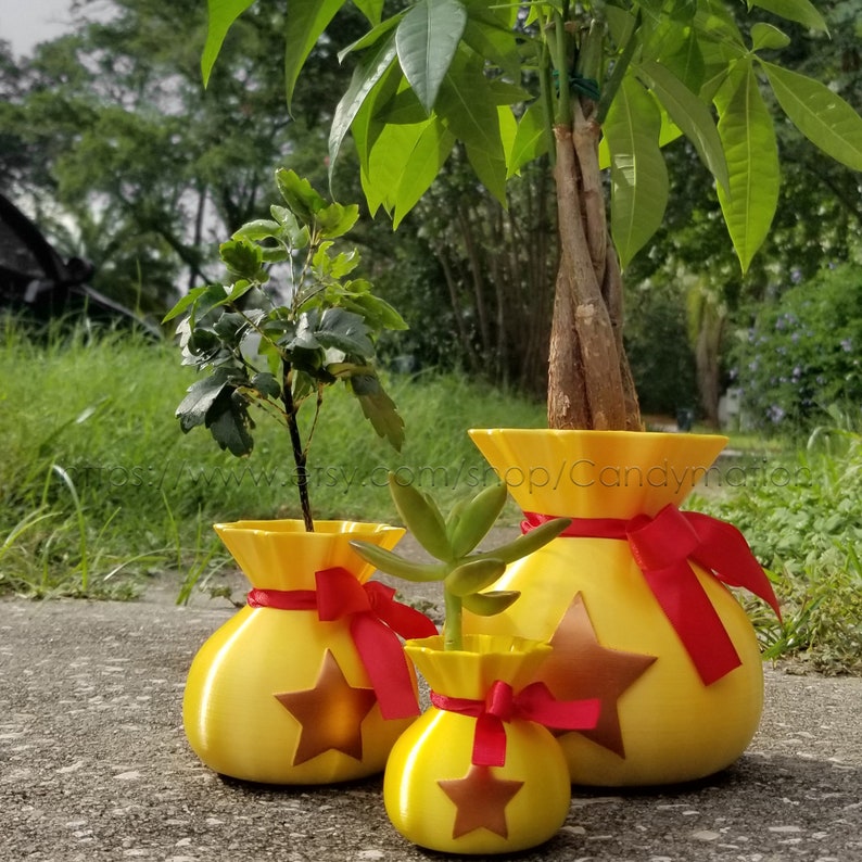 Animal Crossing Bell Money Bag MEDIUM Succulent Planter Etsy