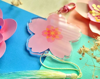 Sakura Cherry Blossom Keychain Charm