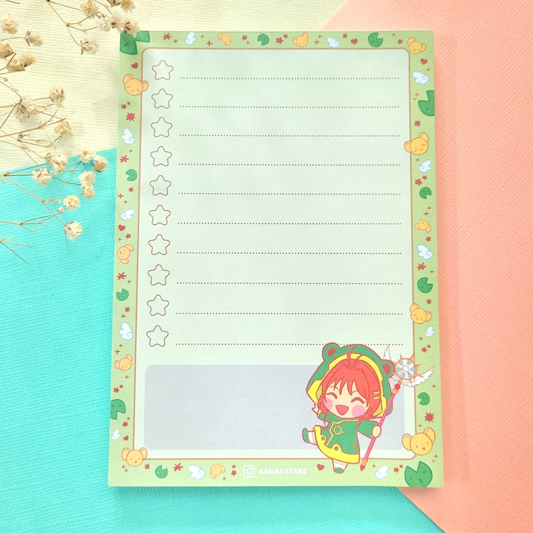 Sakura Frog to Do List A6 Notepad - Etsy