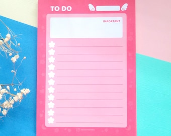 Magical Girl Cherry Blossom To Do List A6 Notepad