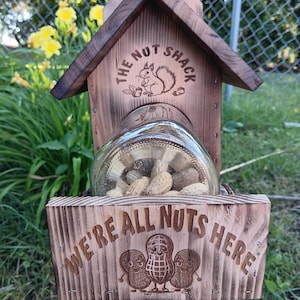 Rustic Squirrel Feeder
